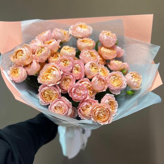 Букет"Лунное сияние" от цветочного магазина Оранж Алматы