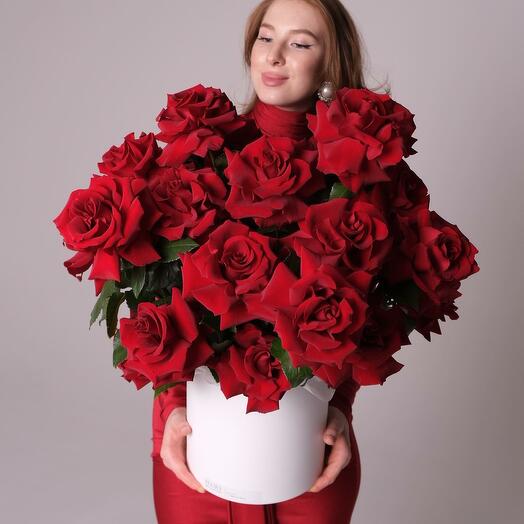 Коробка из французских роз