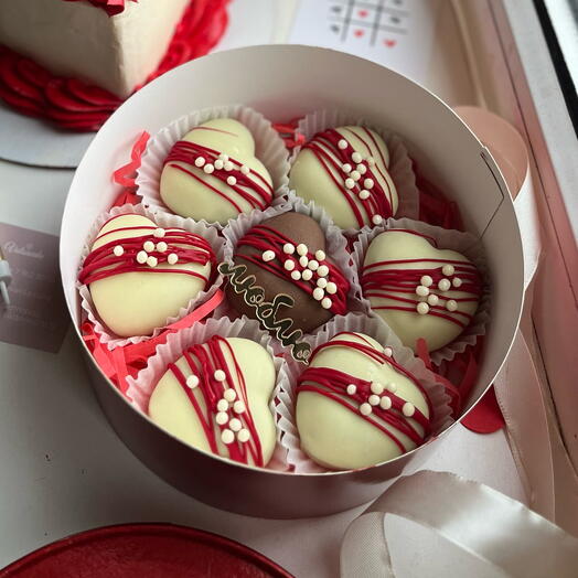 Conjunto de pasteles "patatas en chocolate"