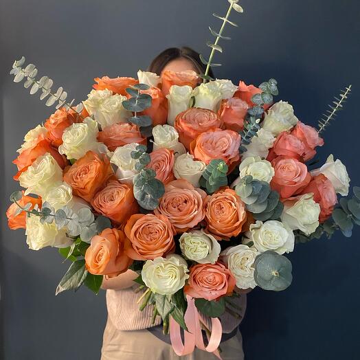 Розы микс 🧡
