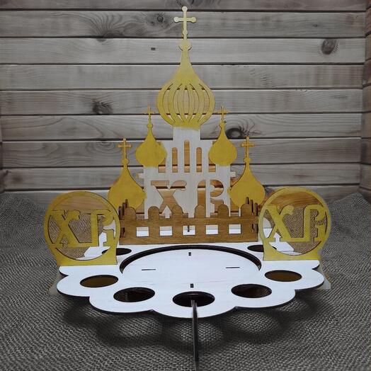 Пасхальная водставка в виде храма