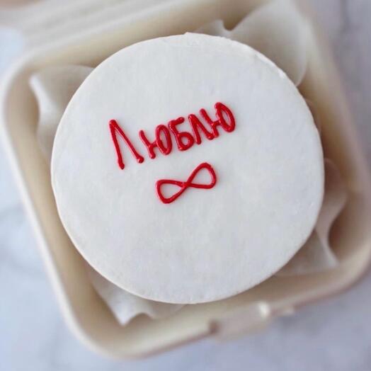 Бенто торт «люблю бесконечно»