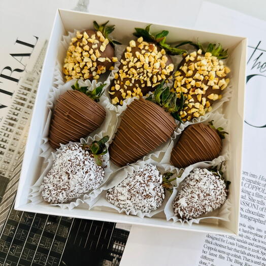 Fresa en chocolate"felicidad S"