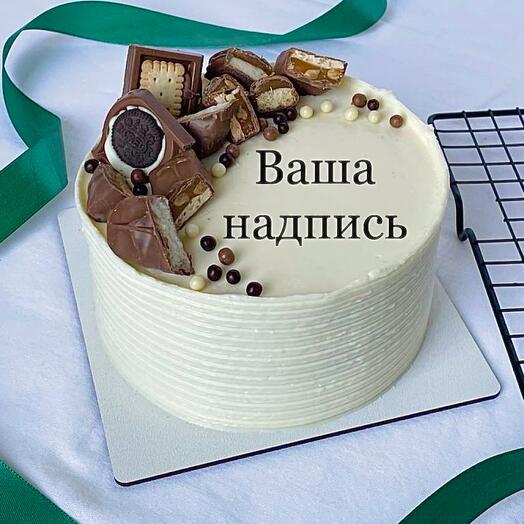Торт 1кг с шоколадками