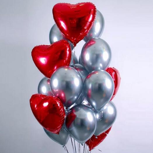 Corazones y plata