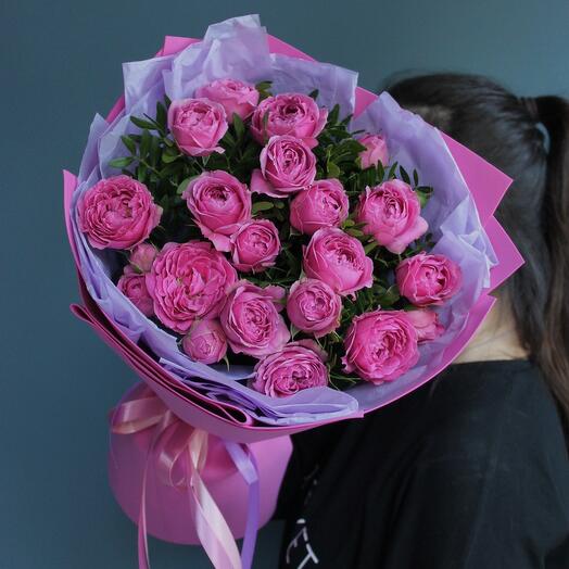 Rosas en forma de peonía