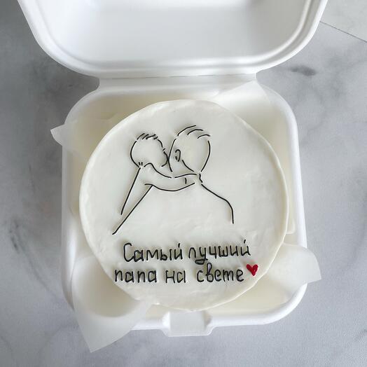 Бенто-торт для папы