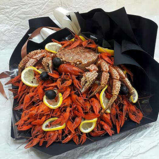 Букет раки крабы