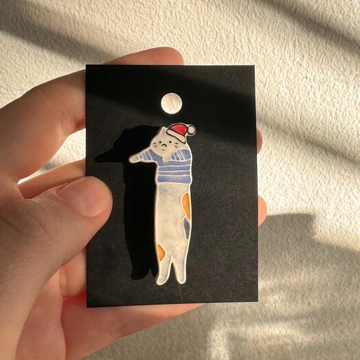 Liquid festive cat (1 pc.)