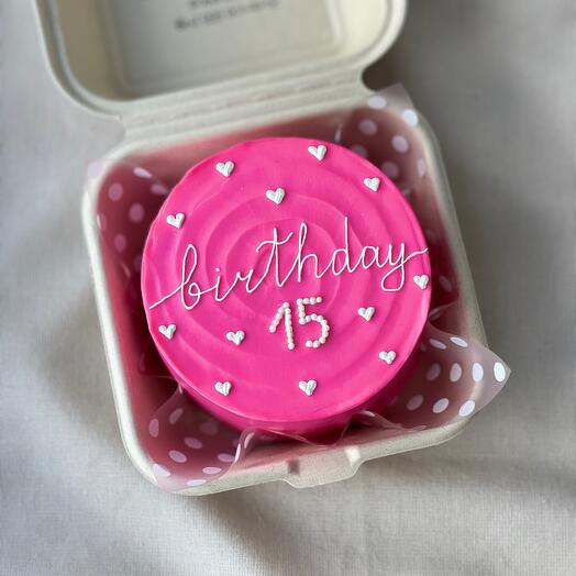 Бенто-торт birthday