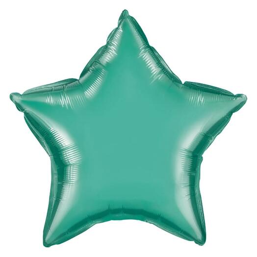 Green Star Foil Balloon