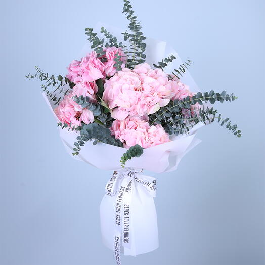 Pink Hydrangea Bouquet