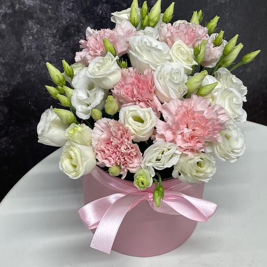 Flowers in a box with