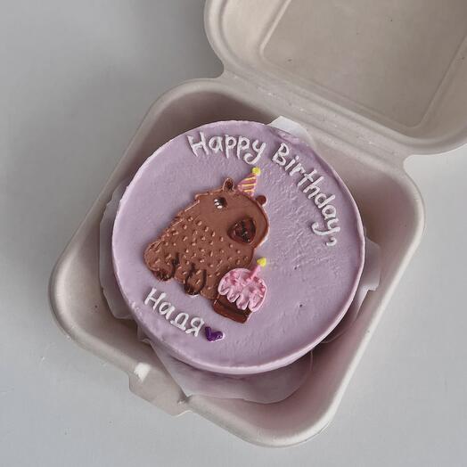 Бенто торт «Капибара»