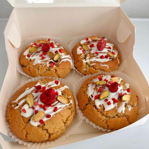 Cookies "Pistacho-Frambuesa"