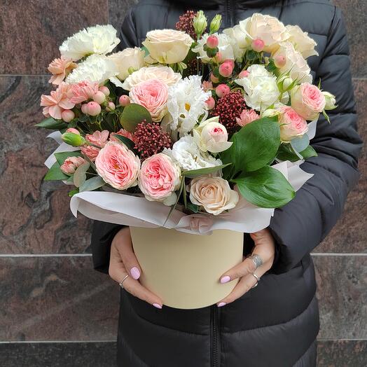 Цветы в коробке