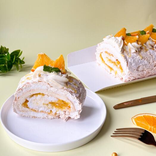 Меренговый рулет - Апельсин
