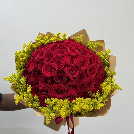 50 Red rose Bouquet