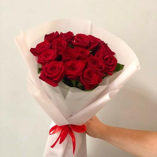 Букет "Страсть" + открытка