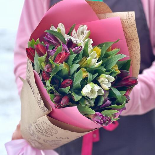 Ramo de alstroemeria