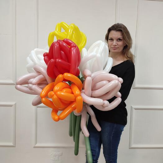 Букет из шаров "Тюльпаны"