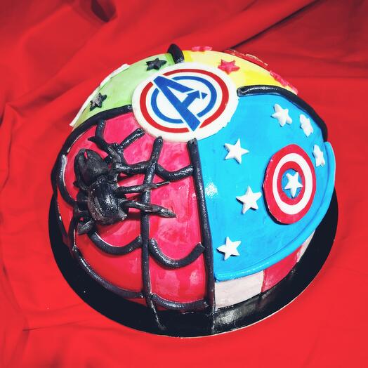 Супергеройский торт