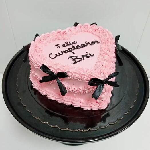 Tarta vainilna Corazon Rosa