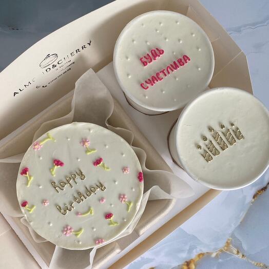 Набор бенто-торт (M)+cake to go