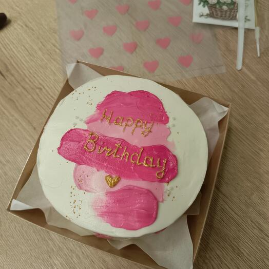 Бенто торт happy birthday для девочки, дочери, сестры