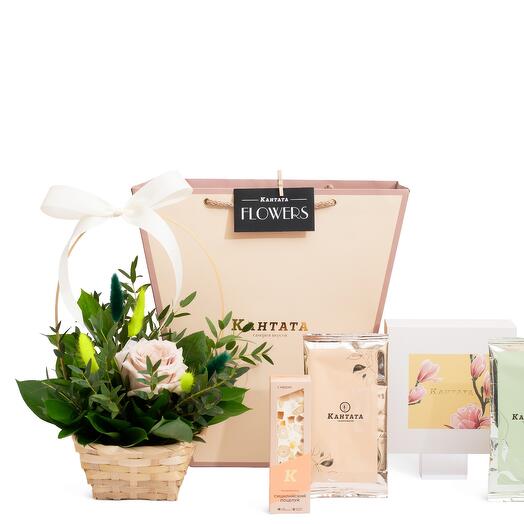 Подарочный набор «Лепесток в чашке»