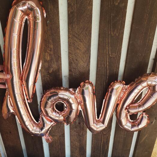 Шар фигура love
