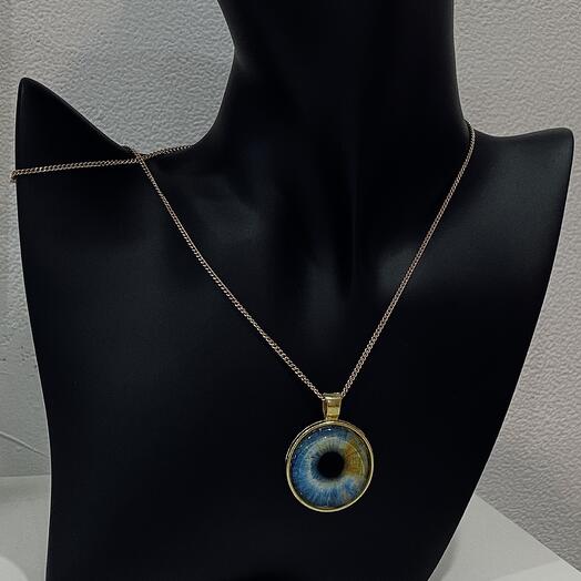 Электронный Сертификат на кулон с радужкой глаза "Золото"