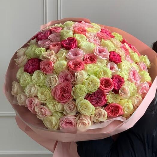 Букет из 101 розы