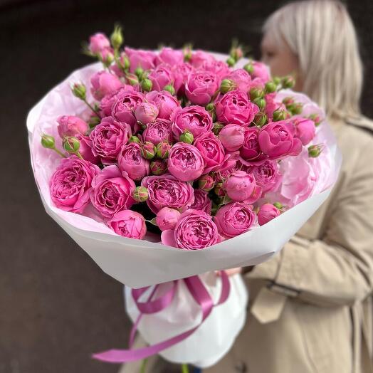 Мисти 💕 | Пионовидная кустовая роза Мисти Баблз