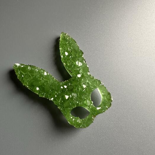 Брошь «Зайка Green»