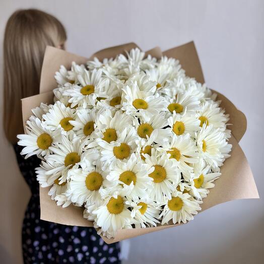 Букет из ромашек, 55 шт, арт 33 Flower Perfect
