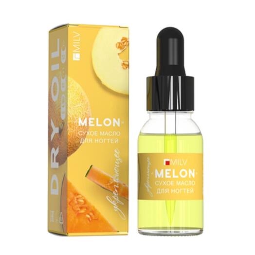 Укрепляющее масло для ногтей "Melon" Milv, 15 мл