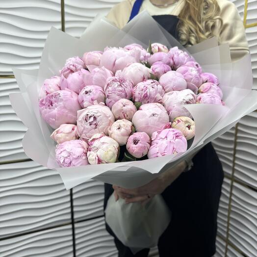 Букет 💐 цветов Пионы Сара 💜