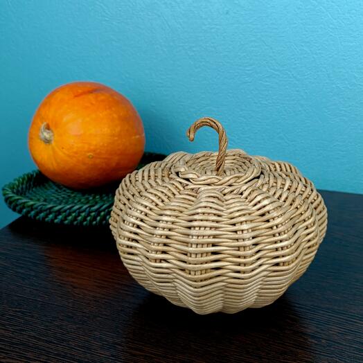 Корзина «Тыква» корич