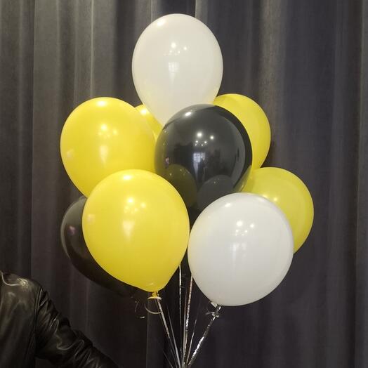 Геливые шары 9шт