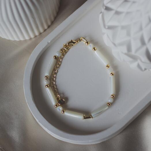 Браслет с перламутром