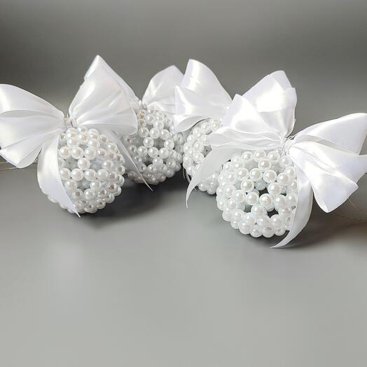 Шары декоративные новогодние