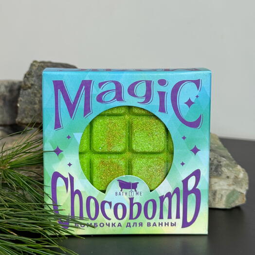Бомбочка для ванн зеленая