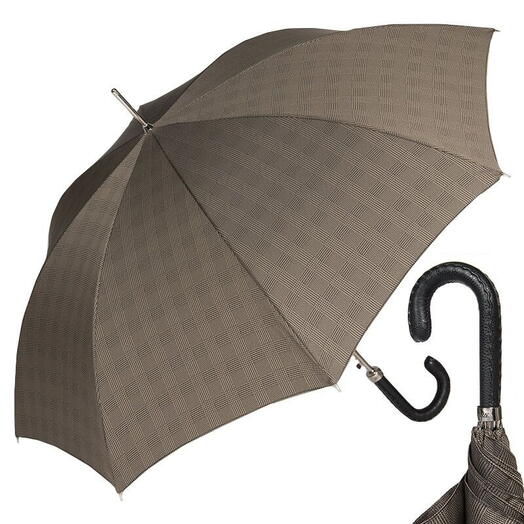 Зонт-трость Pasotti Mocasin Milford Beige/ Пасотти Мокасин Милфорд Беж