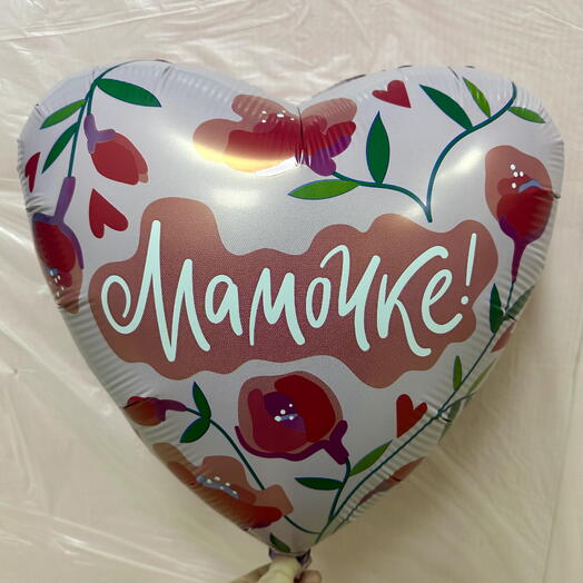 Шар фольгированный Цветы маме