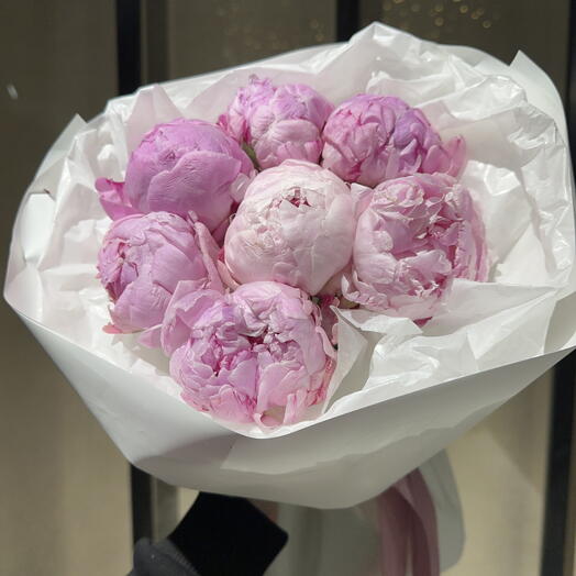 Пионы в упаковке