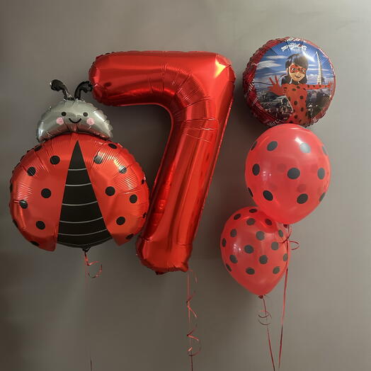 Цифра , Божья коровка, фонтан Шаров