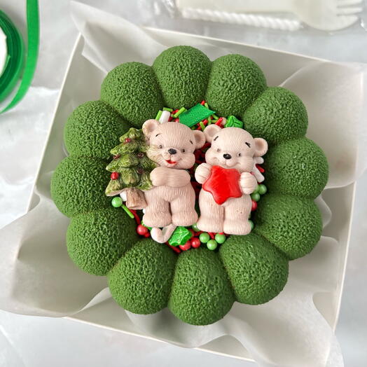 Бенто торт на новый год🎄