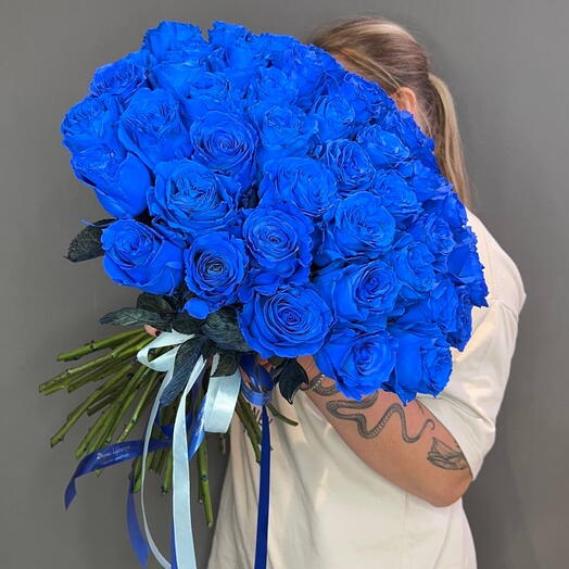 51 синяя роза 💙 эксклюзивно в Иваново