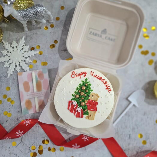 Бенто торт на Новый год